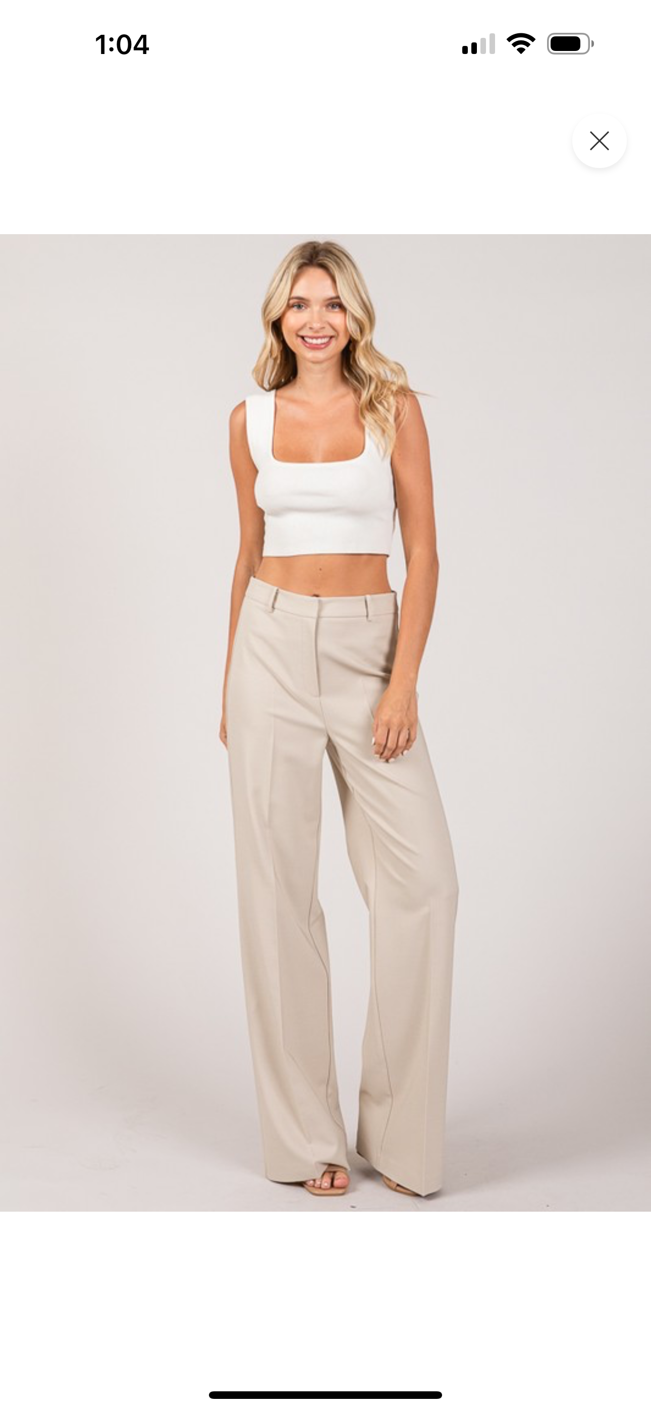 Wide Leg Pants Trouser