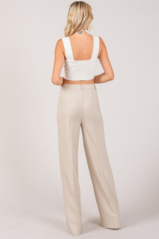 Wide Leg Pants Trouser